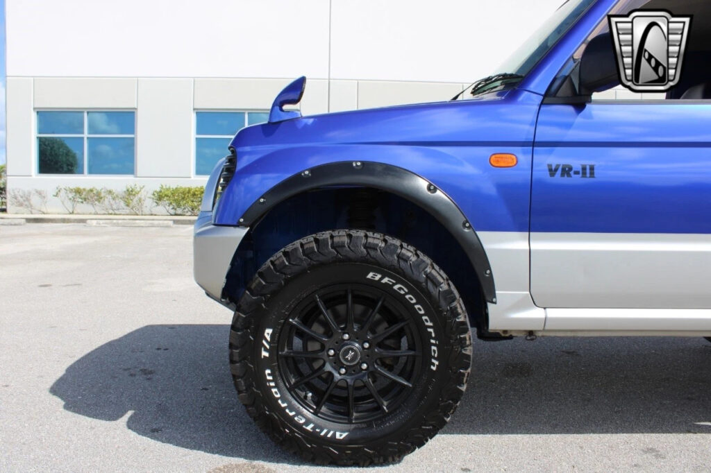 Blue 1996 Mitsubishi Pajero Mini 660 CC 4 Cylinder 4-Speed